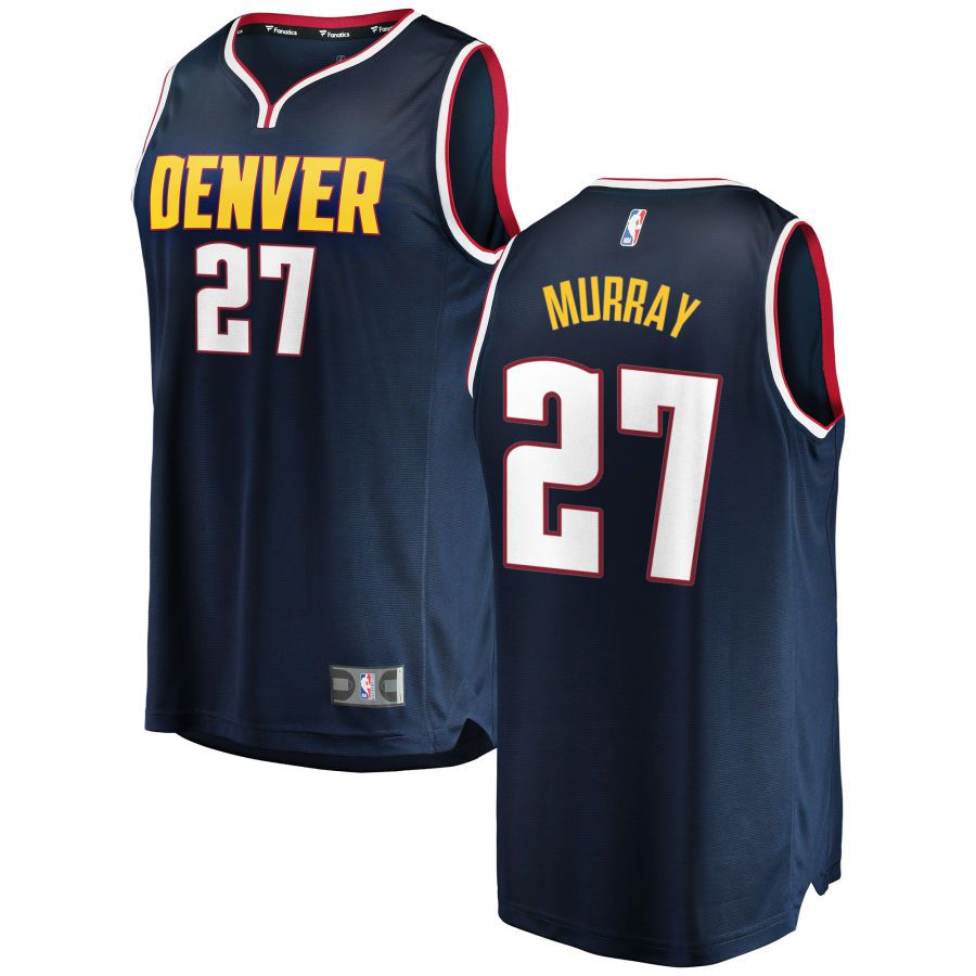 Men Denver Nuggets #27 Murray Blue City Edition Game Nike NBA Jerseys